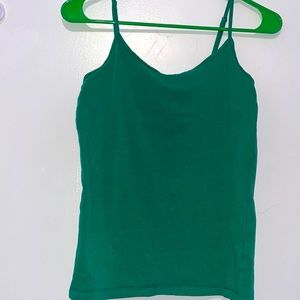 1 Green cami & 1 white cami
